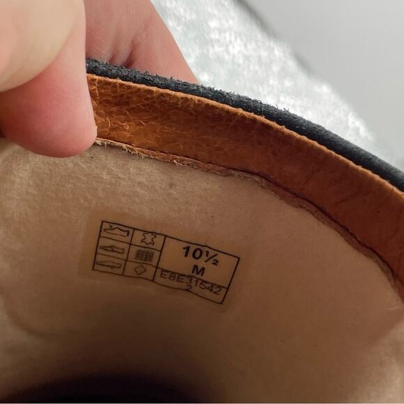 Hopp Black Nubuck Collared Mule US 10.5 - Picture 6 of 10